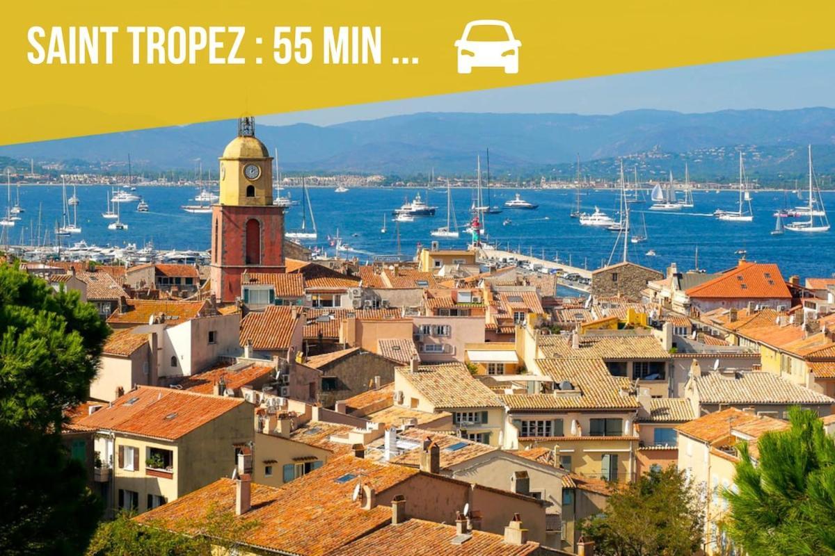 Suite Moulin De La Calade! Vue Tour Hexagonale, Coeur Du Var! Le Luc Luaran gambar